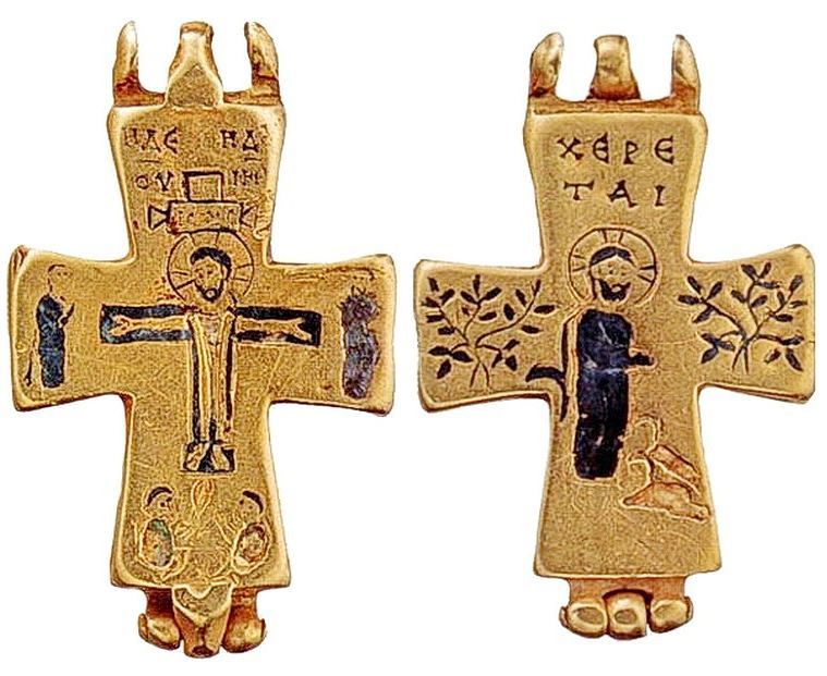 Крест-энколпион 10-11 века